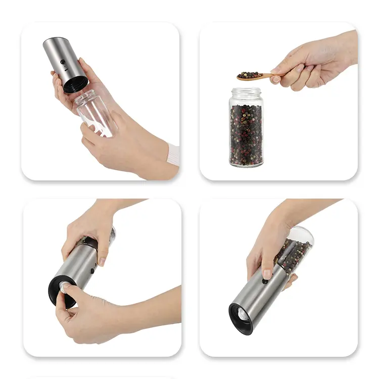 Sharp adjustable ceramic grinding mechanism