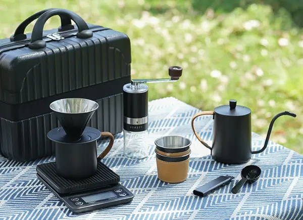 Chinagama hand burr coffee grinder set professional OEM ODM manufacturing