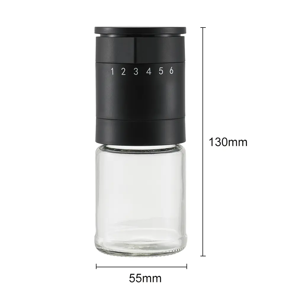 ODM Customized 6-Setting Adjustable Spice Grinder