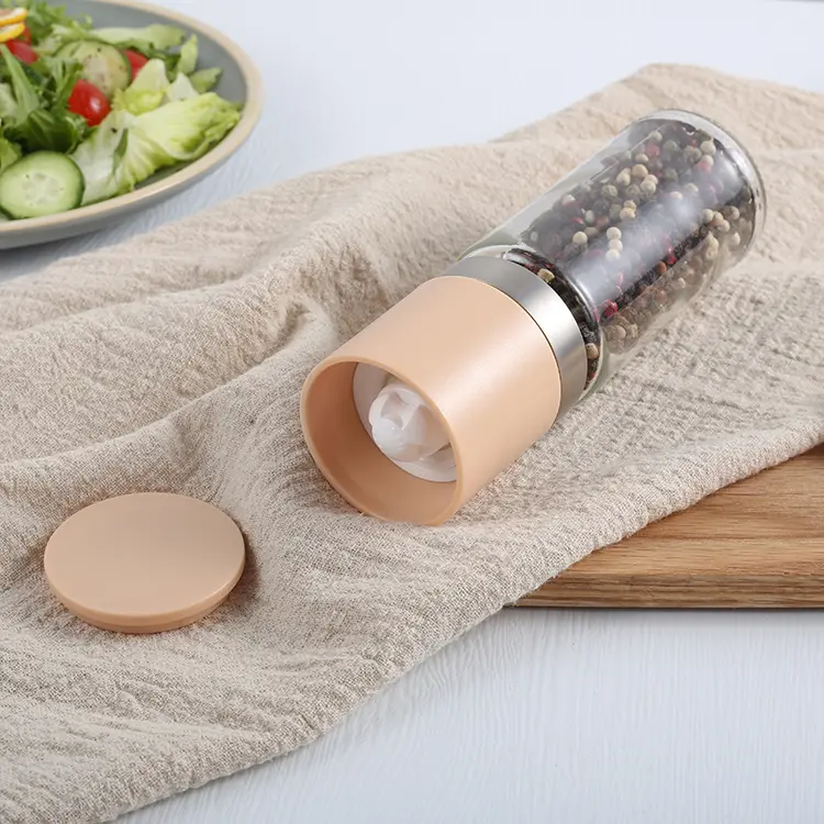 Compact Glass Spice Grinder Features