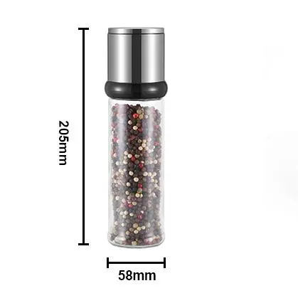 China Pink Salt and Pepper Grinders with Glass Bottle Manufacturers, Manufacturer
