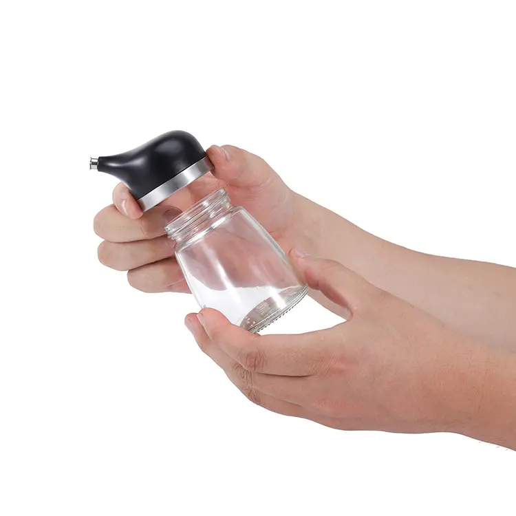 Custom Compact Olive Oil Dispenser with Drip-Free Press Control