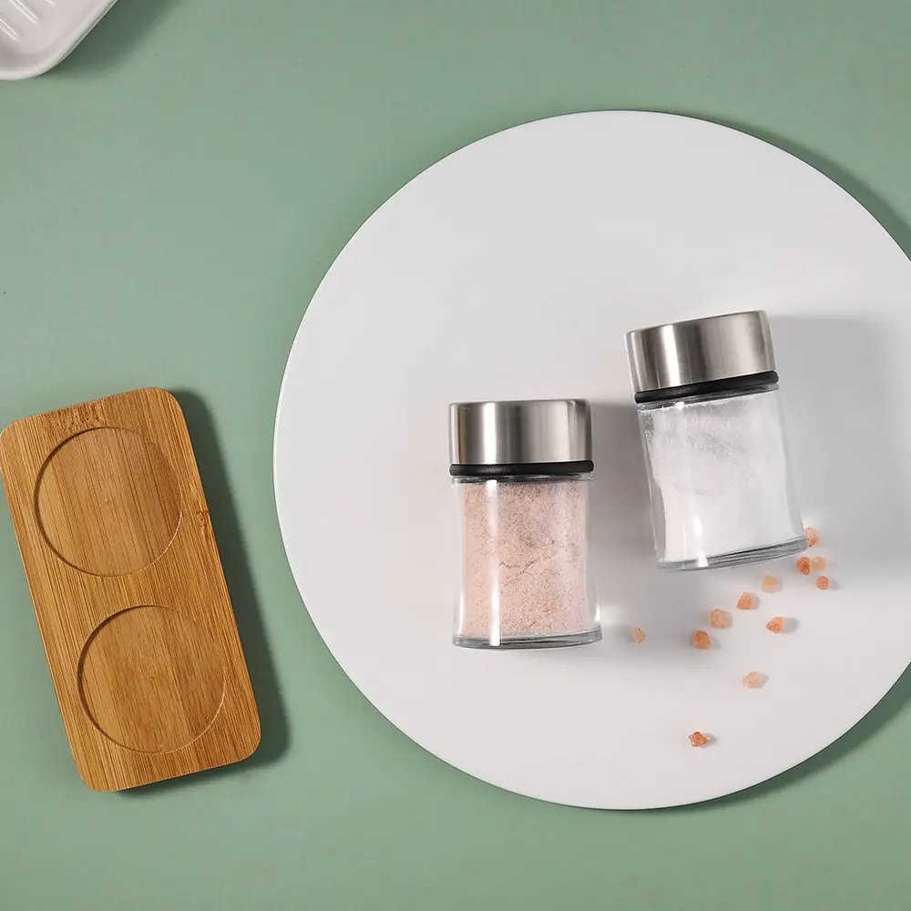 Spice Shaker with Bamboo Base
