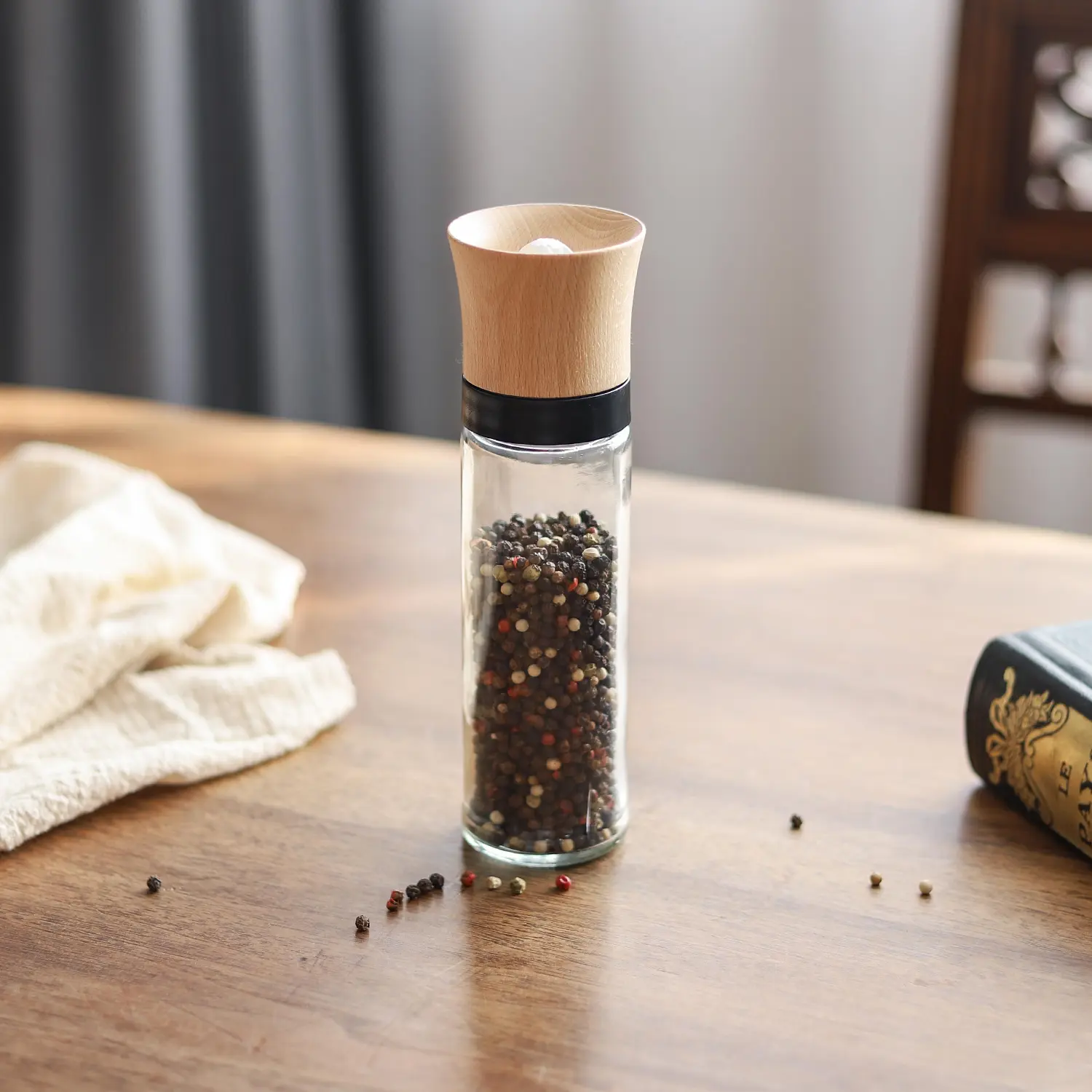 High-Quality Accept Customized Large Wooden Spice Grinder Exporter, Suppliers