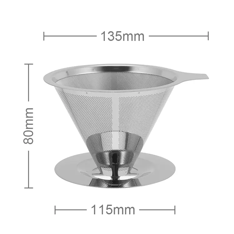 OEM Bulk Stainless Steel Pour Over Coffee Dripper  Service, Company