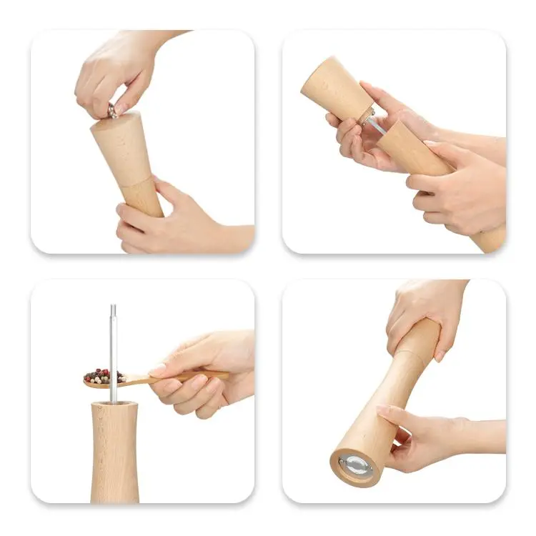 ODM Customized Vintage Wooden Spice Mill