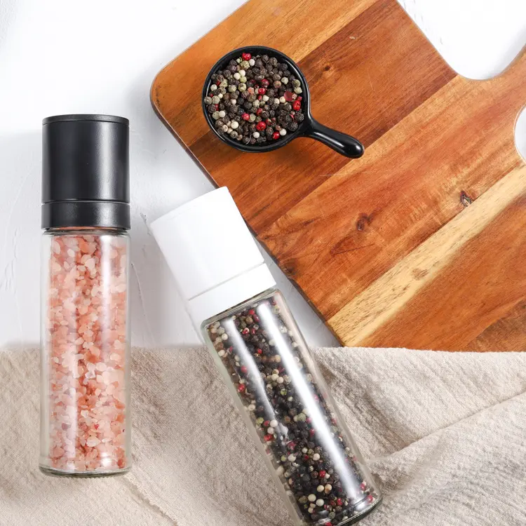 Custom Colorful Plastic Manual Pepper Grinder