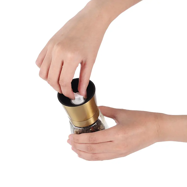 China  Wholesale Gold Pink Salt and Pepper Grinder Supplier, Quotes