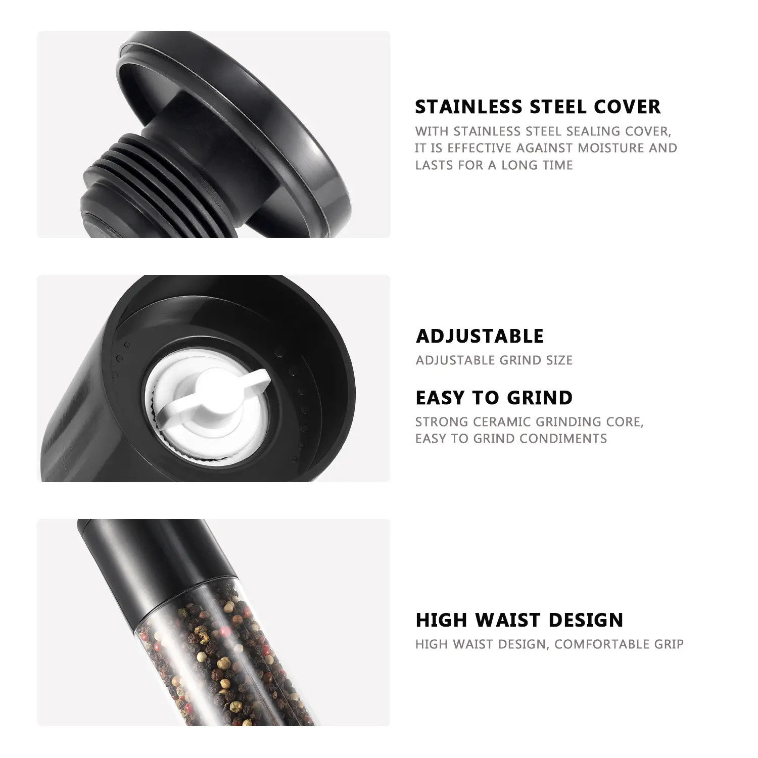 Adjustable Coarseness Grinder