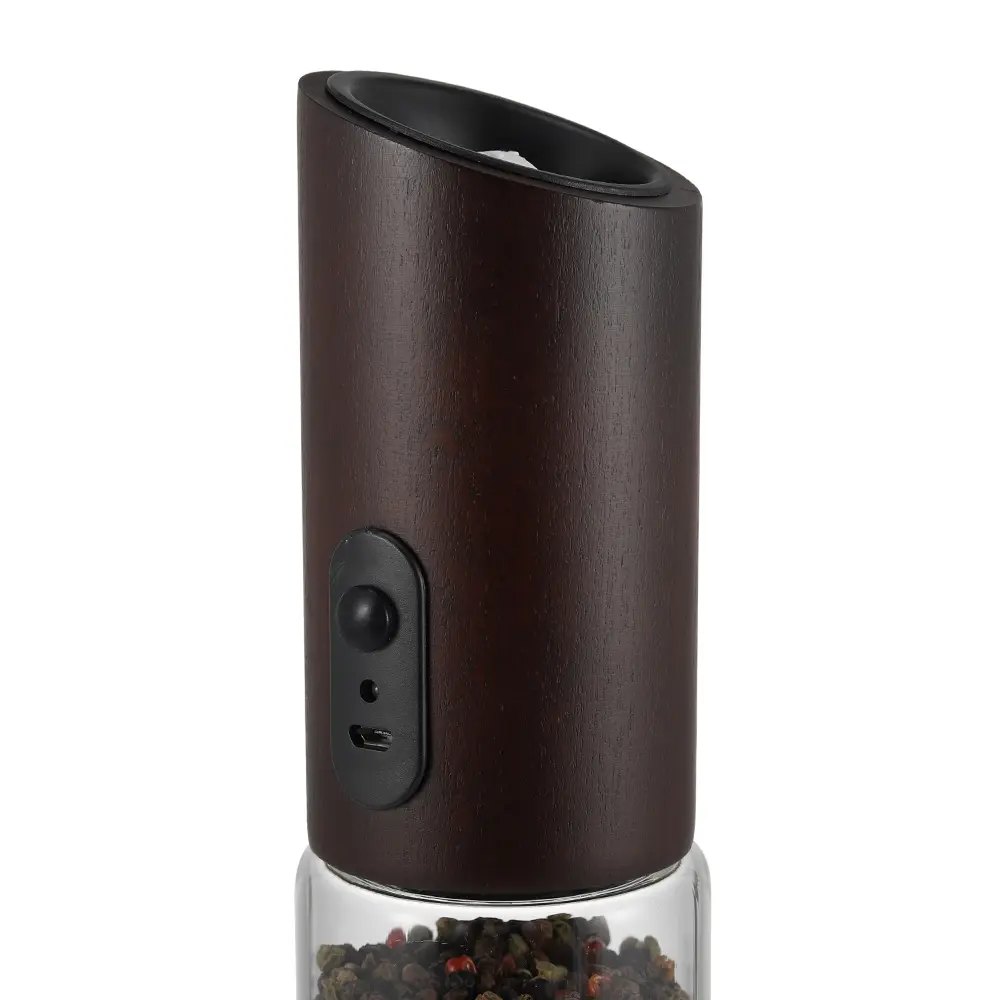 Custom Gravity Wooden Spice Grinder