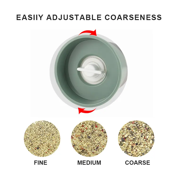 Wholesale Glass Pepper Grinder with Plastic Cap