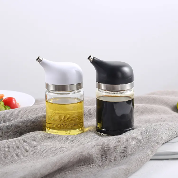Custom Dripless Olive Oil Dispenser Glass Details