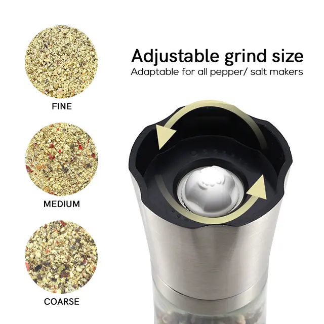 ODM Stainless Steel Handheld Pepper Grinder