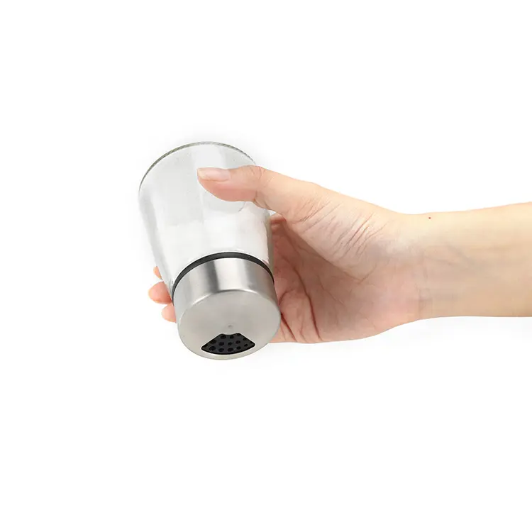 ODM Bulk Stainless Steel Salt And Pepper Shaker Set with Glass Jar Manufacturers, Exporters