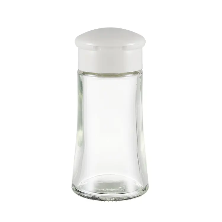 Custom Glass Salt & Pepper Shaker with Flip-Top Lid