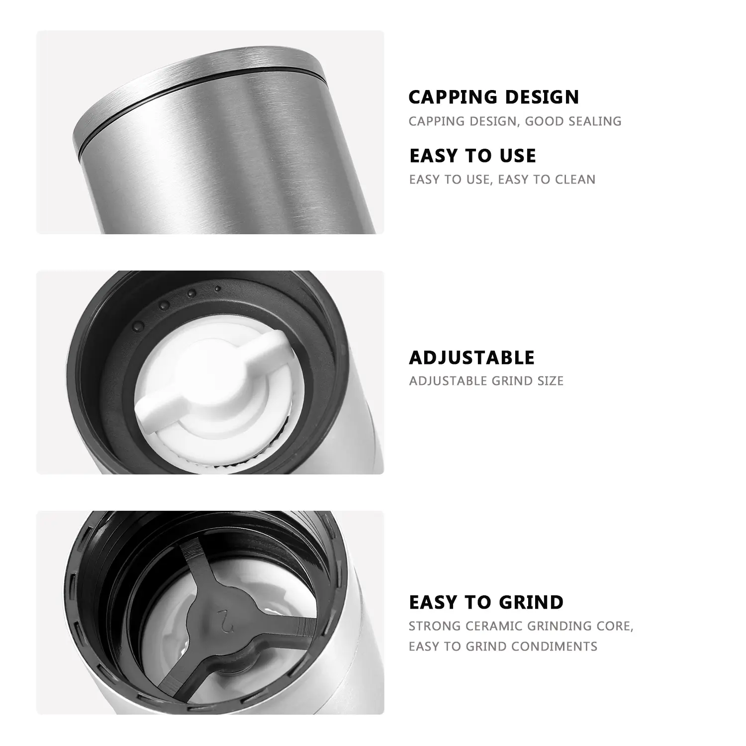 ODM Customized Glass Spice Grinder