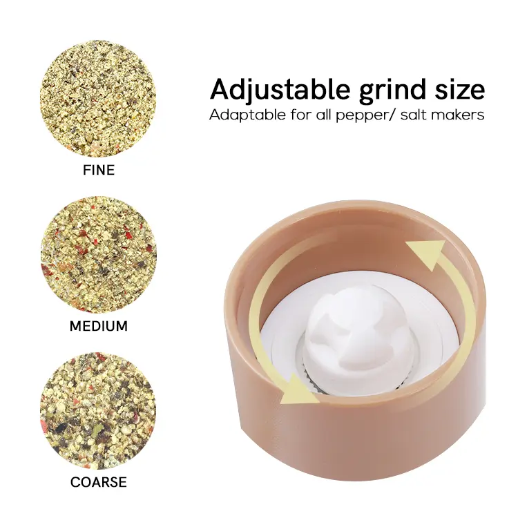 Buy OEM&ODM Manual Salt and Pepper Grinder with Adjustable Burr Factories, Suppliers