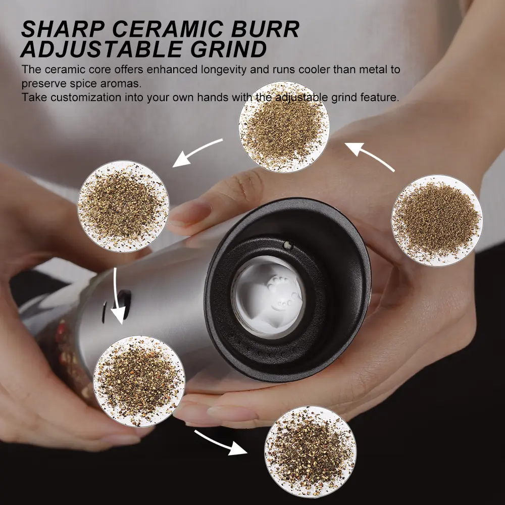 High-Quality Bulk Gravity Stainless Steel Spice Grinder Factories, Factory