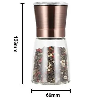 ODM Metal Pepper Grinder with Glass Jars