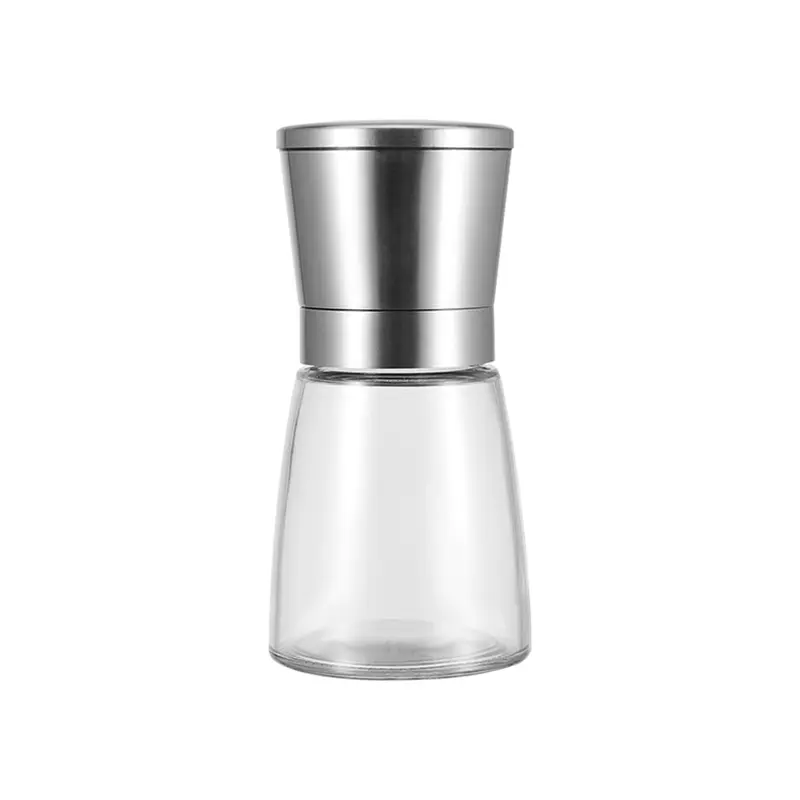 Custom  ODM 170ml Stainless Steel Manual Pepper Grinder with Ceramic Burr Supplier, Service