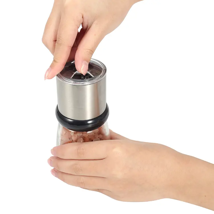 High-Quality OEM&ODM Stainless Steel Manual Salt and Pepper Grinder with Ceramic Burr  Supplier, Product