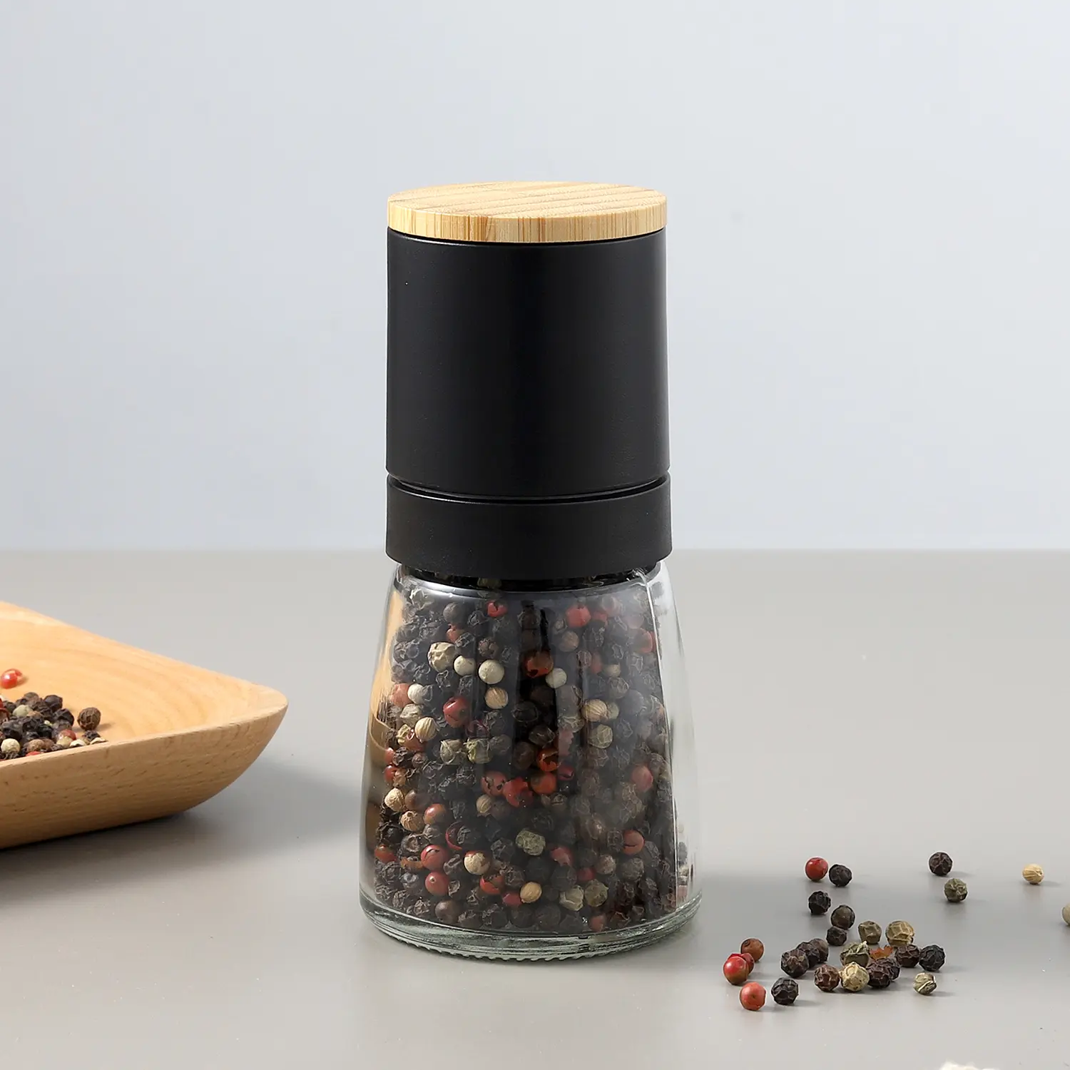 Custom Mini Salt And Pepper Adjustable Grinder