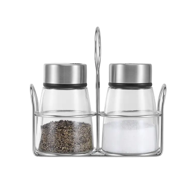 ODM Bulk Stainless Steel Salt And Pepper Shaker Set with Glass Jar Manufacturers, Exporters