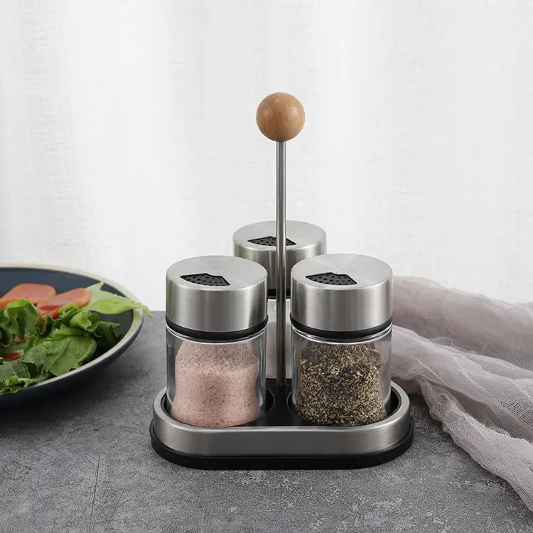 ODM Salt And Pepper Shaker Set with Base Company, Factory