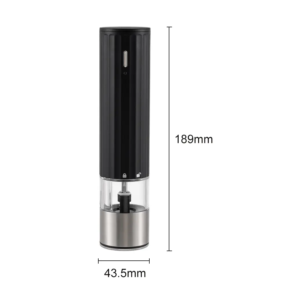 ODM Electric Salt and Pepper Grinder with LED Light