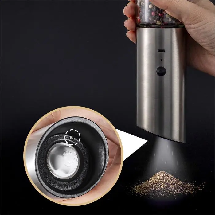 Rechargeable Automatic Pepper Grinder 1