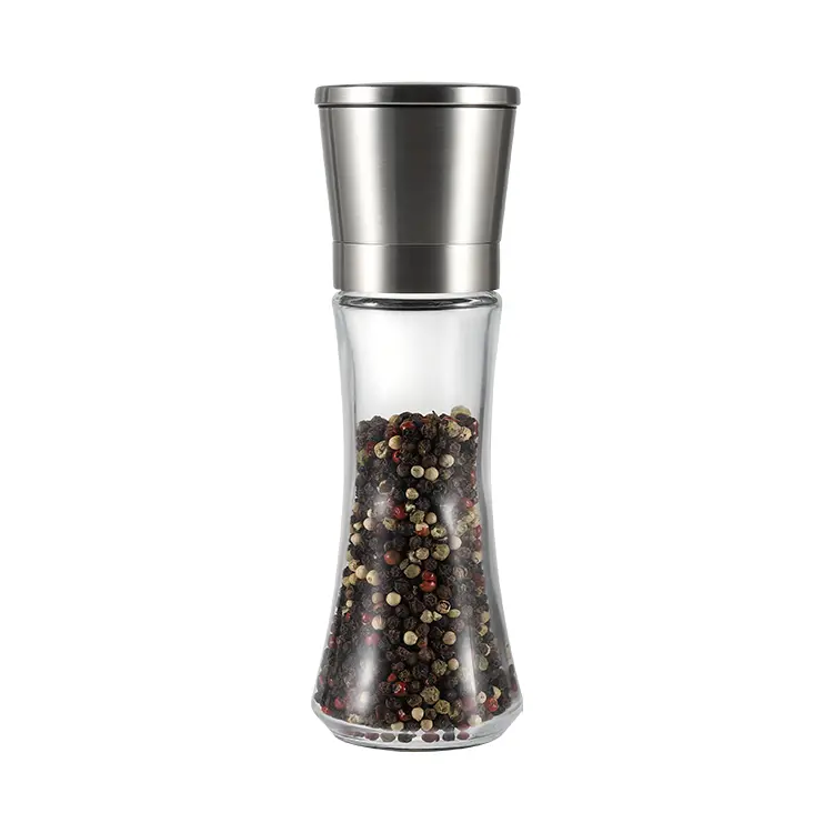 Best  OEM/ODM Metal Pepper Grinder Set with Glass Jar Service, Manufacturers