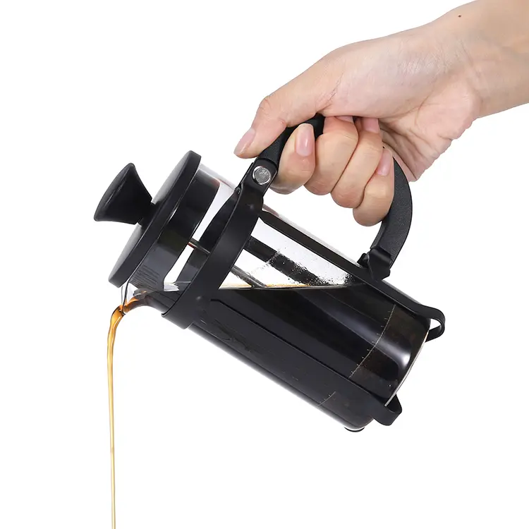 Custom Portable French Press with Borosilicate Glass