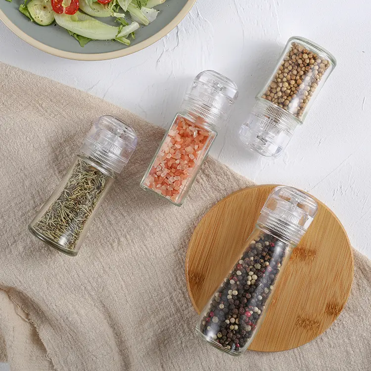 Wholesale Plastic Spice Mill with Adjustable Ceramic Burr