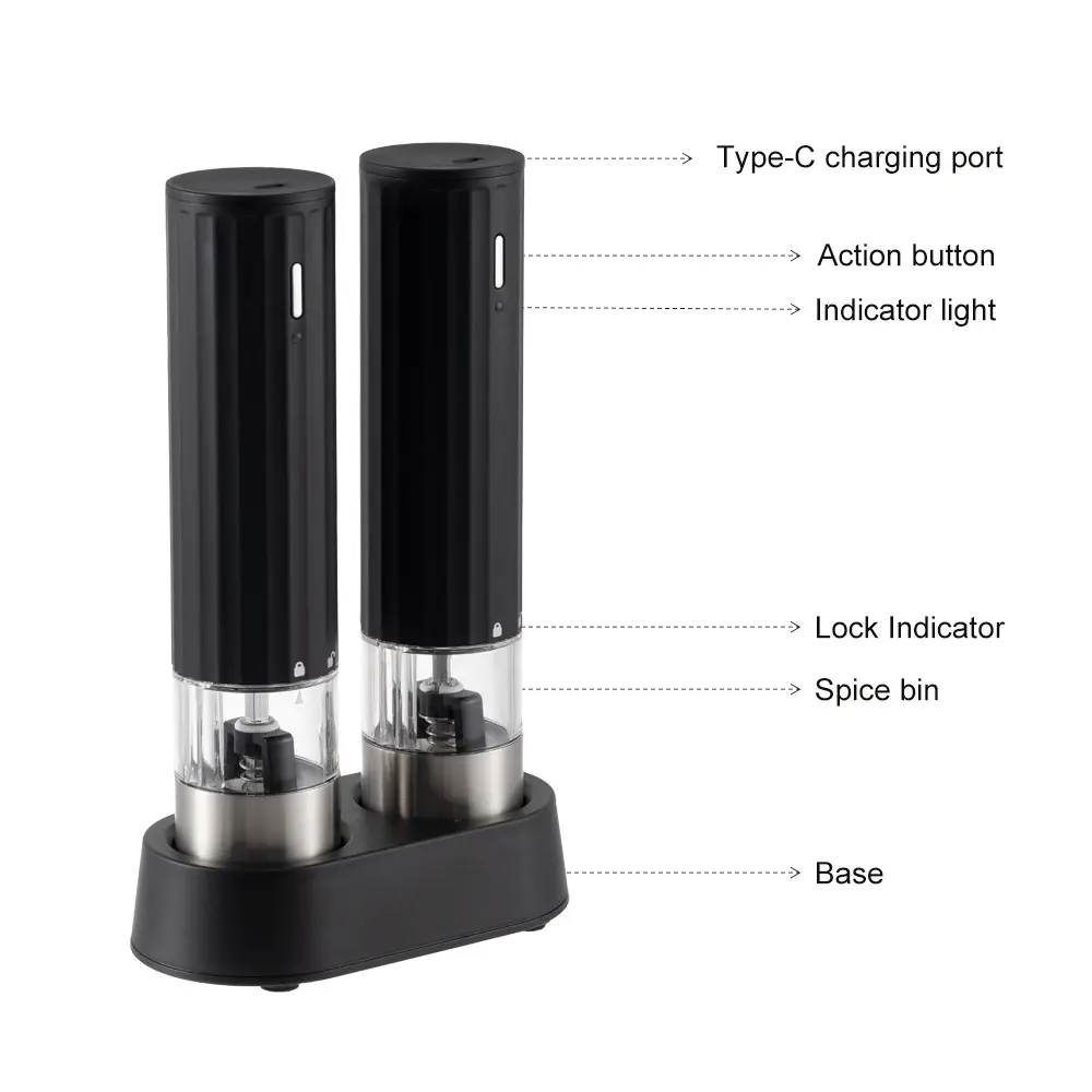 China New Motorized Pepper Mill Set Products, Exporter