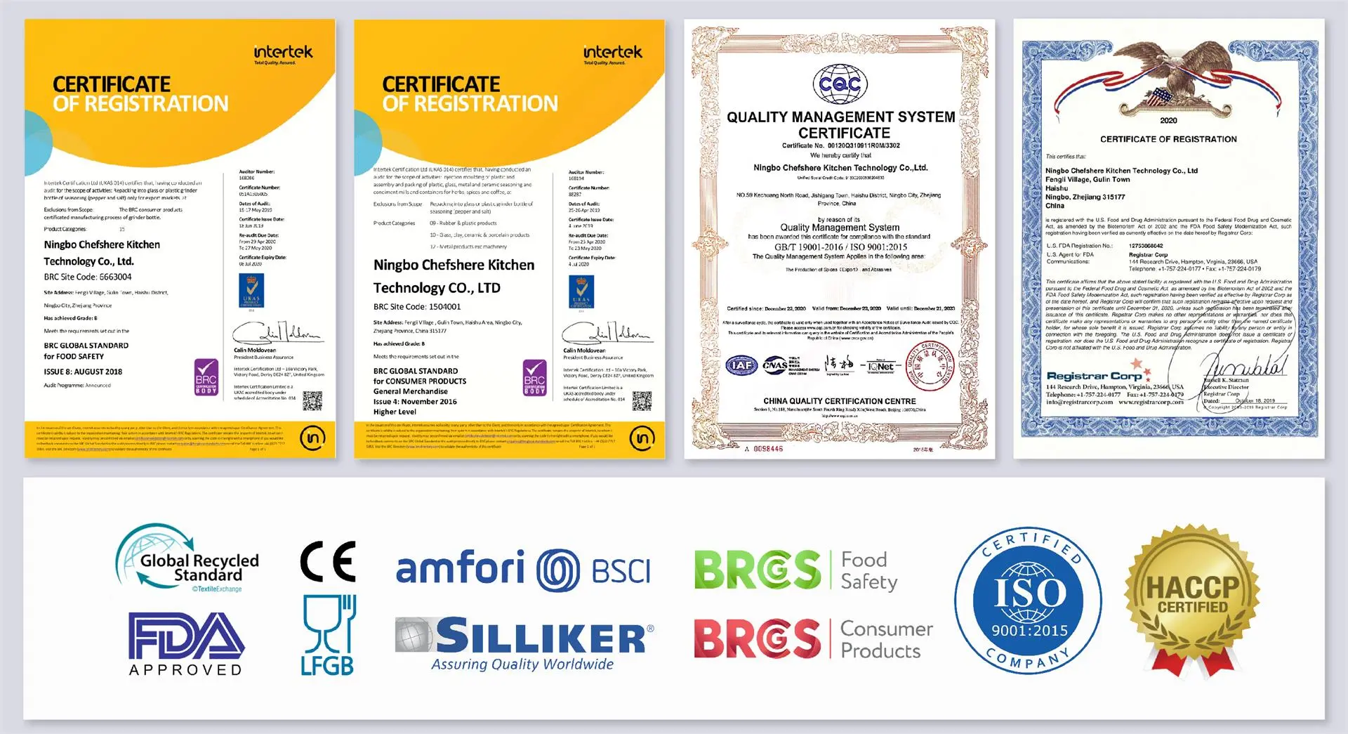 Chinagama quality control process and certified kitchenware manufacturing standards