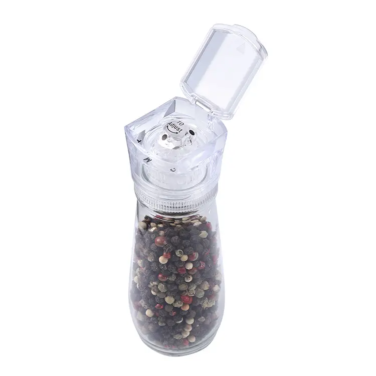 Wholesale Adjustable Plastic Salt and Pepper Grinder with Plastic Burr