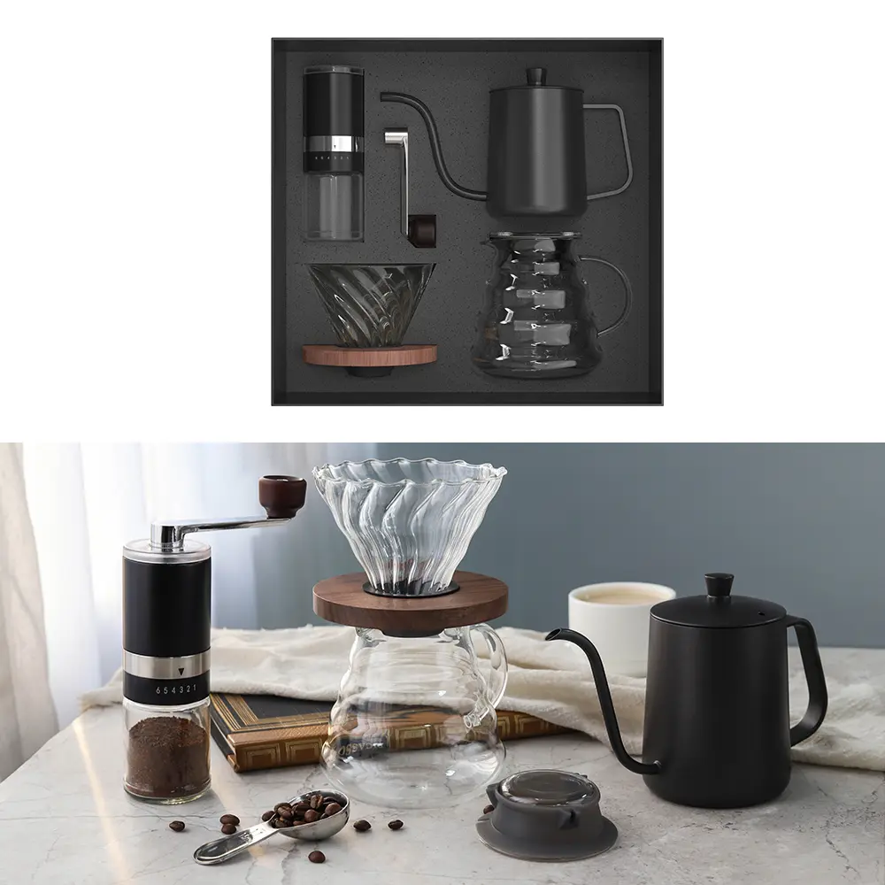Famous  Accept Customized Hand Brewed Coffee Set Supplier, Exporters