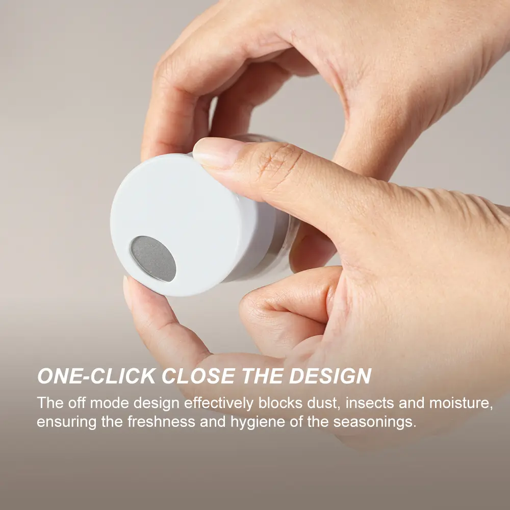 ODM Portable RPET Spice Shaker with Glass Bottle