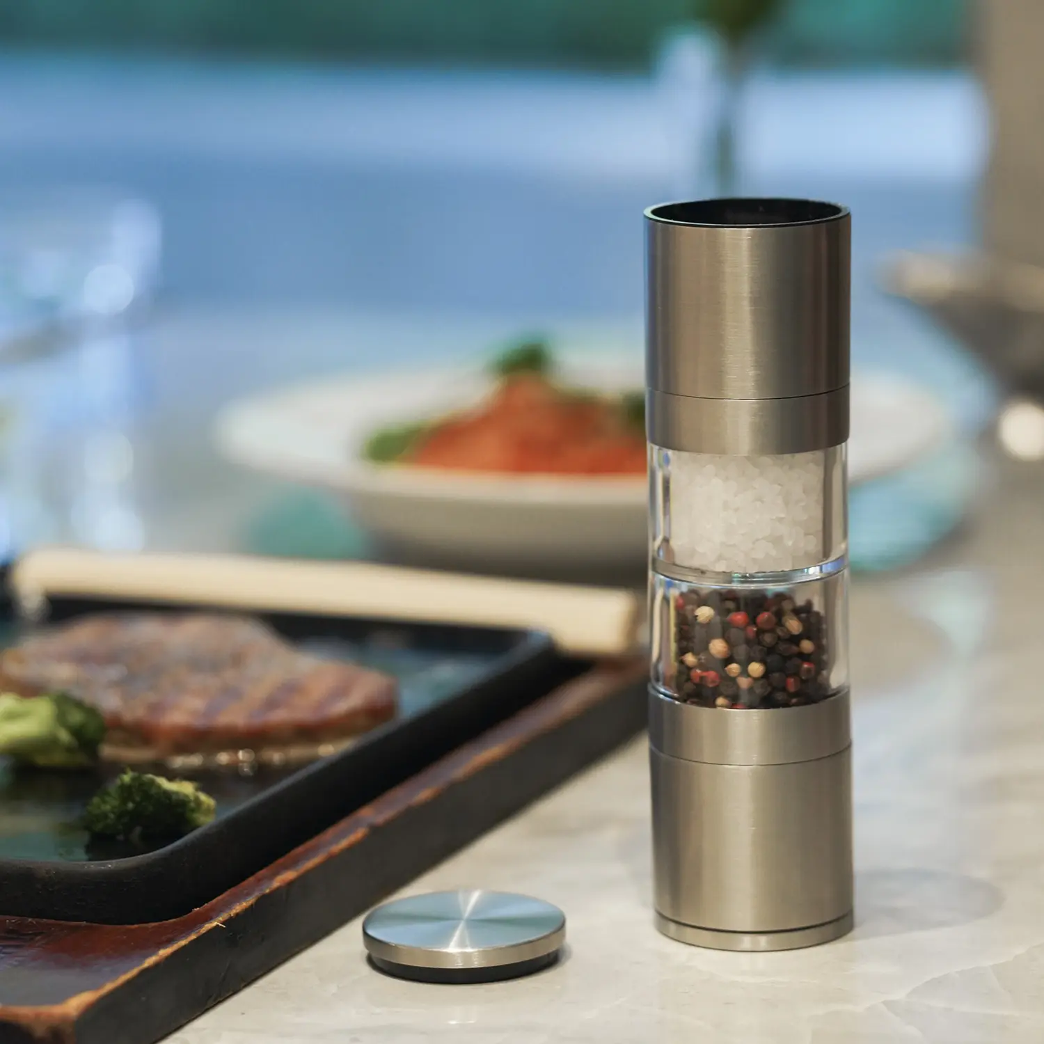 High-Quality ODM&OEM Metal Dual-Combination Salt And Pepper Mill Pricelist, Factories