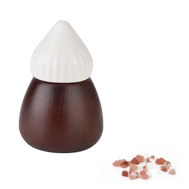 ODM Bulk Sale Compact Wooden Salt Grinder with Ceramic Burr Pricelist, Factory