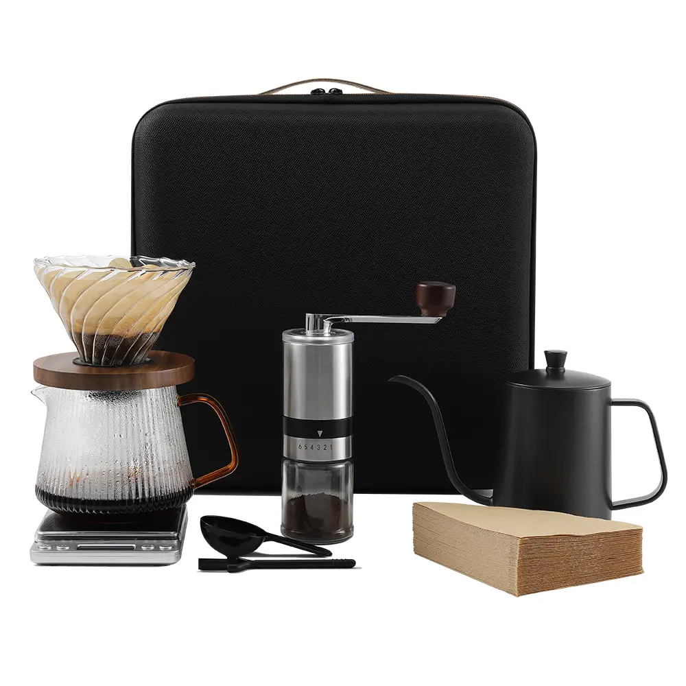 CE Certification Customized Portable Coffee Set with Manual Grinder Manufacturer, Product
