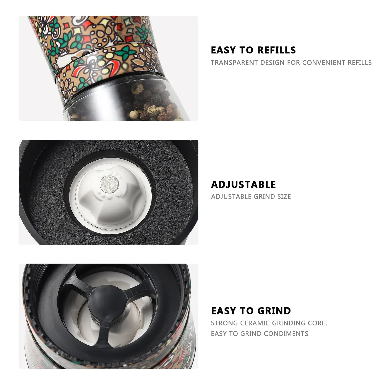Grinder Structure Materials