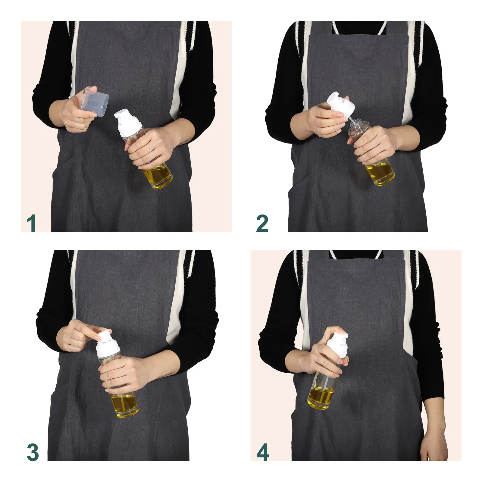 Wholesale Customized Olive Oil Spray Glass Bottle Manufacturer, Exporters