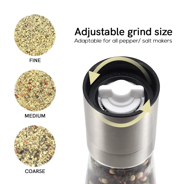 Custom Manual Stainless Steel Spice Mill 