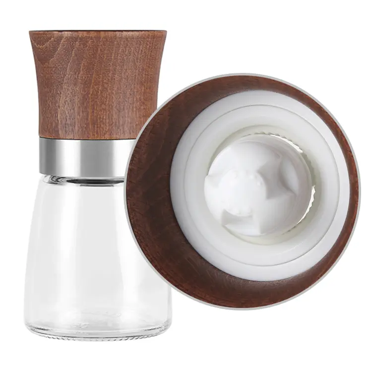 Wooden Salt and Pepper Grinder Features