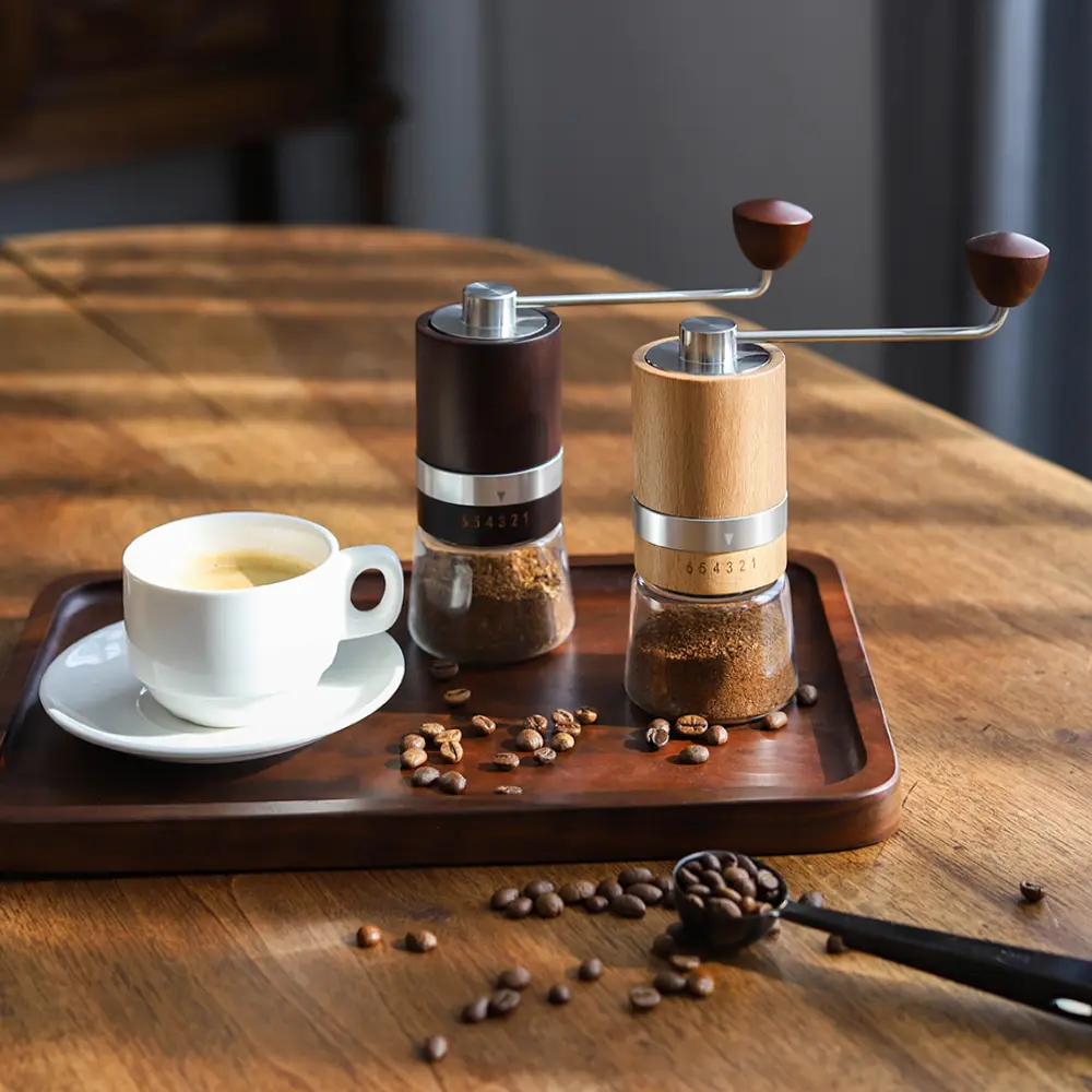 ODM Customized Manual Wood Coffee Grinder 