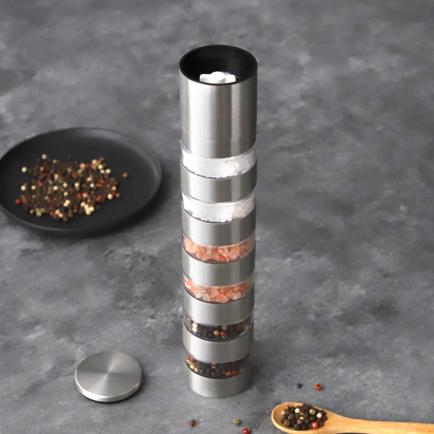 Best Stackable Black Pepper Grinder