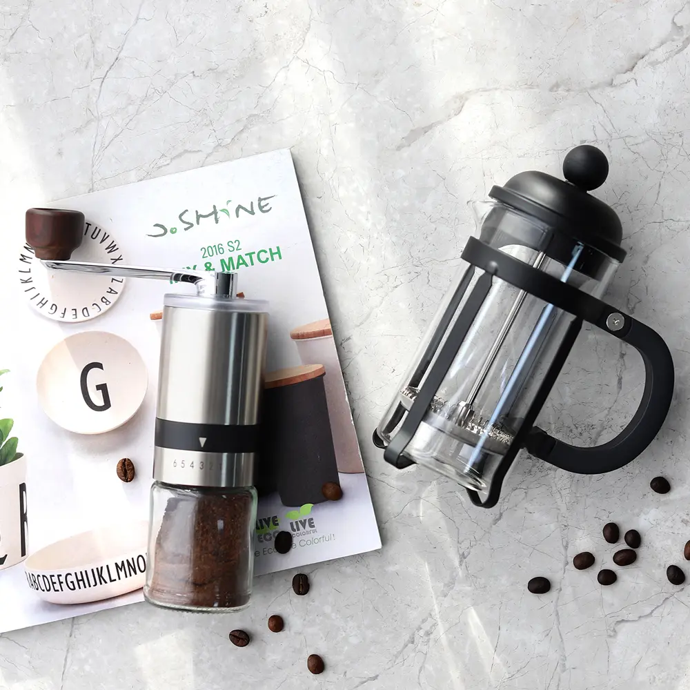 Accept Customized Glass Coffee Set 2