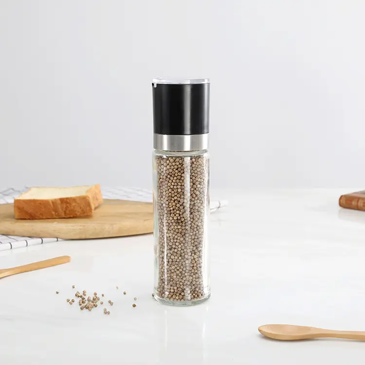 Custom Plastic Manual Pepper Grinder with Ceramic Grinder