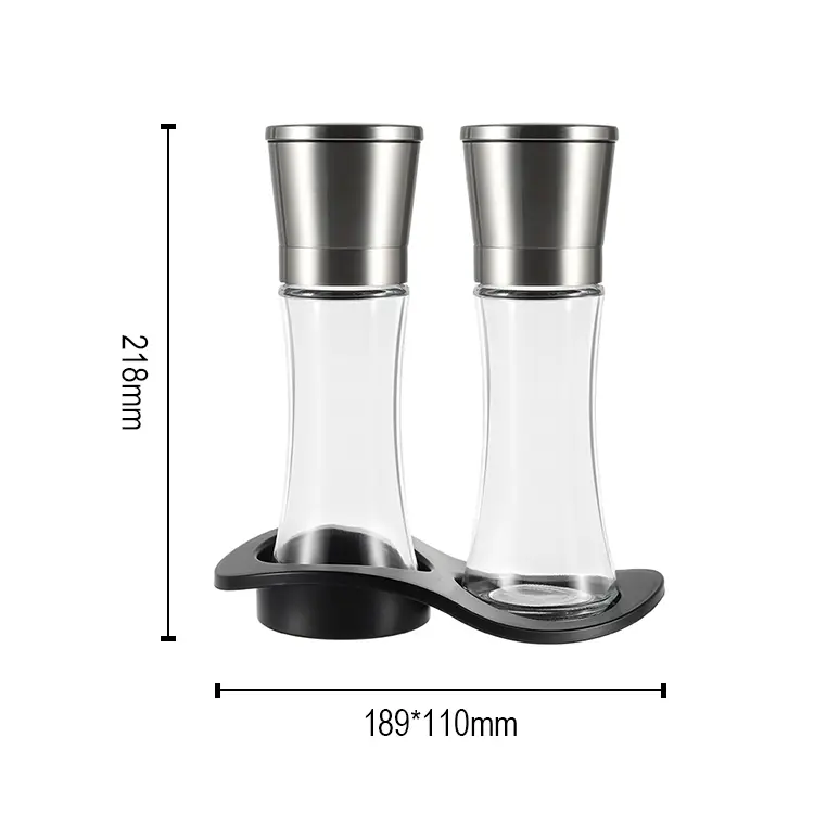 Best  OEM/ODM Metal Pepper Grinder Set with Glass Jar Service, Manufacturers